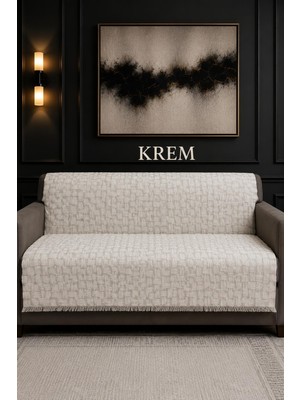Hig Store Labi Koltuk Örtüsü %100 Pamuklu Saçaklı Çift Taraflı 170X210 Ebat Bohem Koltuk Çekyat Berjer Örtüsü Oturma ve Sırt Bölgesi