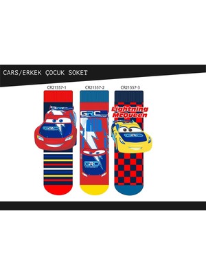 Çimpa Mcqueen Cars Soket Çorap 21557 Tekli