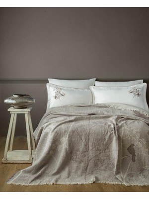 Apricitas Home Evalıne Çift Kişilik Yatak Örtüsü Set