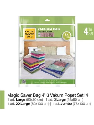Empressco 4’lü Vakumlu Poşet Set-4 - Fiyatı, Yorumları