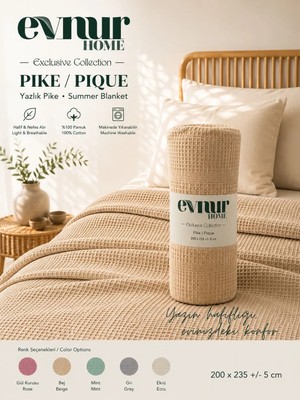 Evnur Home Lüks Pike Çift Kişilik 200X235