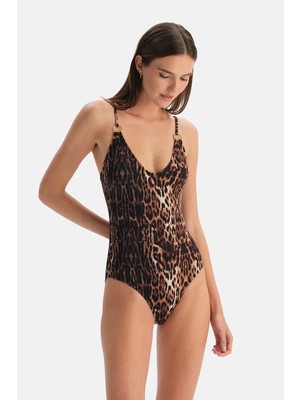 Dagi Multicolor Leopar Desenli Mayo