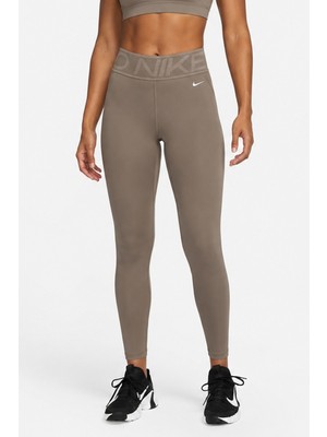 Nike Pro Sculpt High Women Tight Kadın Yüksek Bel Tam Boy Tayt Soft Yumuşak Toparlayıcı Tayt Kahverengi