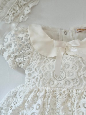 Bi Hayal Bi Çocuk White Bunny Romper
