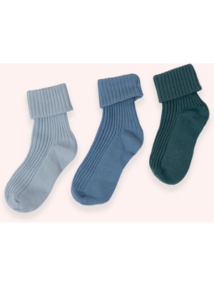 Panço Unisex Bebek 3'lü Kutulu Çorap