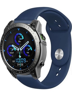 Kreton Zeblaze Ares 3 Pro Akıllı Saat ile Uyumlu Yumuşak Dokulu Silikon Kordon Kayış