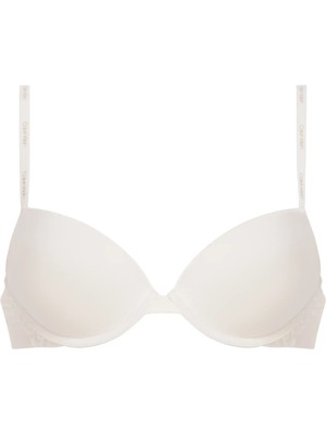 Calvin Klein Kadın / Kız Krem Calvin Klein Push Up Plunge Krem Destekli Dekolte Sütyeni