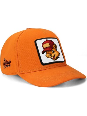 BlackBörk Kids Sincap Logolu Turuncu Çocuk Beyzbol Şapka
