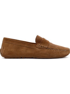 Derimod Erkek Taba Süet Deri Loafer 26SFD632310