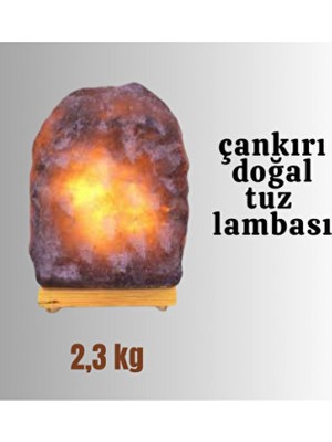 Empressco Hartuz Doğal Model 2-3 kg Çankırı Kaya Tuz Lambası
