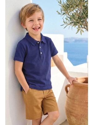 Zeyland Erkek  Çocuk Kısa Kollu Polo Yaka Tshirt  - Lacivert