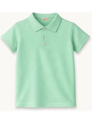Zeyland Erkek  Çocuk Kısa Kollu Polo Yaka Tshirt  - Yeşil