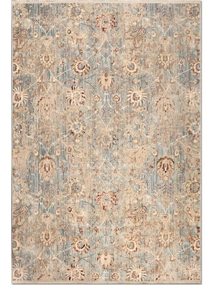 Halımax Crea Halı Panama PN06K Anadolu Motifli Krem Vintage Salon Mutfak Koridor Halısı Etnik Yolluk