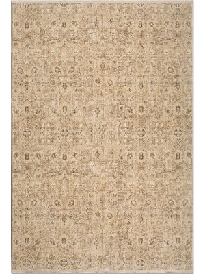 Halımax Crea Halı Panama PN03K Anadolu Motifli Krem Vintage Salon Mutfak Koridor Halısı Etnik Yolluk