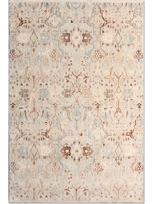Halımax Crea Halı Panama PN02K Anadolu Motifli Krem Vintage Salon Mutfak Koridor Halısı Etnik Yolluk