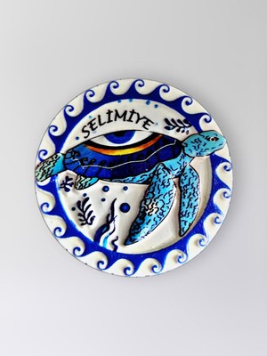 Mundy Selimiye Polyester Kabartmalı Kaplumbağalı Magnet 7 cm Dekoratif Hediyelik Buzdolabı Süsü (KOD:1317)
