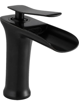 Dellora Edge Kısa Lavabo Bataryası Mat Sıyah