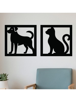 To Design Lab Veteriner Klinik ve Hayvan, Kedi ve Köpek Temalı Modern Tablo