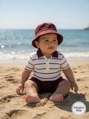 Beyzco Kids Erkek Bebek Yazlık 3lü Takım