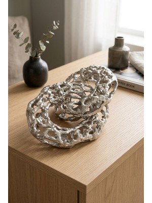 sembol Silver Döküm Zincir Obje 30*15*10