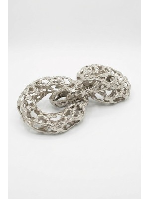 sembol Silver Döküm Zincir Obje 41*15*11