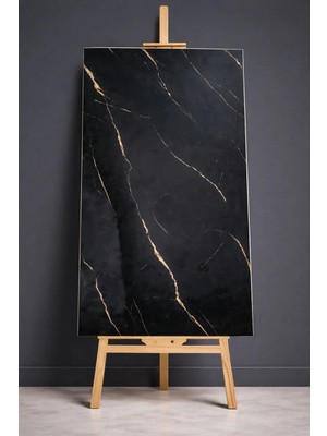 Ukab Dekor (30X60 Cm) Banyo Mutfak 1 Adet Kendinden Yapışkanlı Mermer Seramik Desenli Köpük Pvc Duvar Paneli