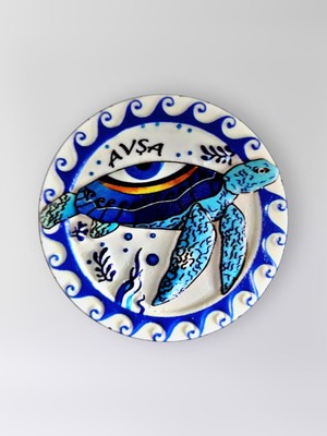 Mundy Avşa Polyester Kabartmalı Kaplumbağalı Magnet 7 cm Dekoratif Hediyelik Buzdolabı Süsü (KOD:1323)