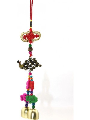Marsilyan™- Tavuskuşu Renkli Rüzgar Çanı ALK2845