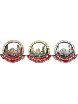 Marsilyan™- Istanbul Temalı Metal Magnet ALK3339