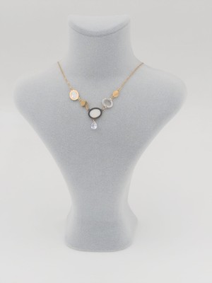 Lujeria Sedefli Geometri Kolye