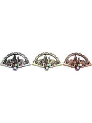 Marsilyan™- Istanbul Temalı Metal Magnet ALK3333
