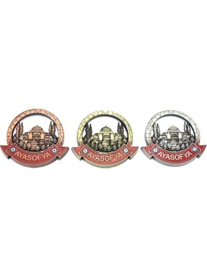 Marsilyan™- Istanbul Temalı Metal Magnet ALK3338