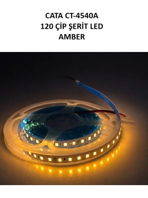 Cata CT-4540A 120 Çip Şerit LED Amber 5 Metre