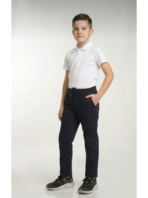 Nacar Store Çocuk Rıbana Bel Laci Canvas Okul Pantolonu (Okula Dönüş)