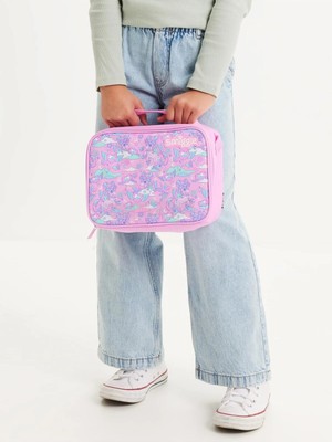 Smiggle Trailblazer Oblong Isimlikli – Pembe / Okul Beslenme Çantası