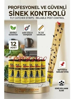 Canarino 12 Adet Yapışkanlı Sinek Kapanı 74 cm 716516
