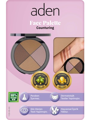 Aden Counturing Palette - Kontür Paleti