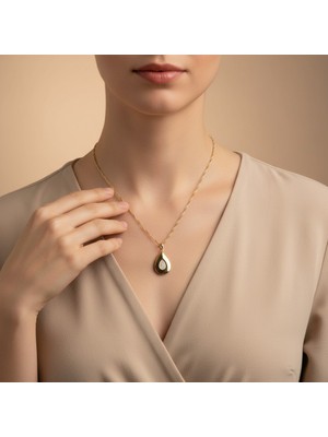 Xuping Jewelry Su Damlası Taşlı Model Kolye