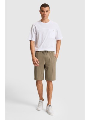 U.s. Polo Assn. Erkek Haki Şort (Örme) 50327203-VR027