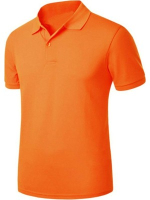 Nacar Store Unisex Polo Yaka Kısa Kol Okul T-Shirt