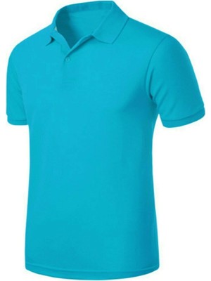 Nacar Store Unisex Polo Yaka Kısa Kol Okul T-Shirt
