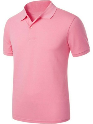 Nacar Store Unisex Polo Yaka Kısa Kol Okul T-Shirt