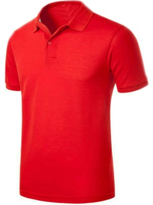 Nacar Store Unisex Polo Yaka Kısa Kol Okul T-Shirt