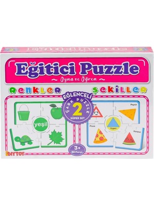 Solmazlar Online Mey Ithalat® 7194 Çark Puzzle Renkler Şekiller -