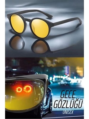 Solmazlar Online Mey Ithalat® Parlama Önleyici Gece Sürüş Görüş Gözlüğü Sis Far Işık Önleyici Anti-Fog Gözlük