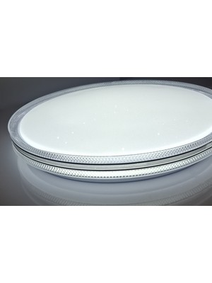 Lena Teknik Sıva Üstü LED Panel 45W Dekoratif Armatür Dantel 49 cm (Beyaz Işık 6500K)