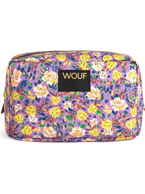 Wouf Sundance Renkli Baskılı Kadın Makyaj Çantası 20 x 13 cm - Renkli Baskılı Şık Makyaj Çantası