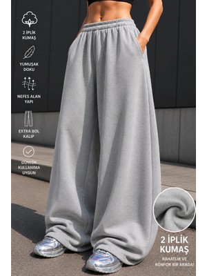 BSBSPOR Ultra Bol Baggy Ayarlanabilir Lastikli Paça Unisex Ekstra Rahat Kalıp Günlük Esofman Altı