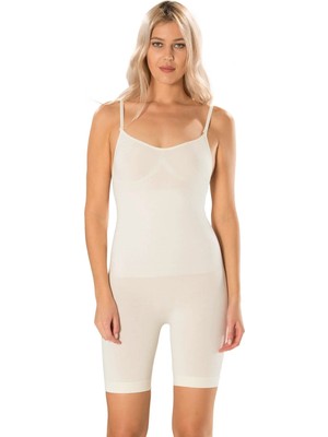 Formactive Kadın Bamboo Paçalı Body Dikişsiz Korse Bel ve Kalça Toparlayıcı - Esnek & Toparlayıcı Iç Giyim 1160