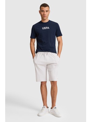 U.s. Polo Assn. Erkek Açık Gri Şort (Örme) 50327203-VR001
